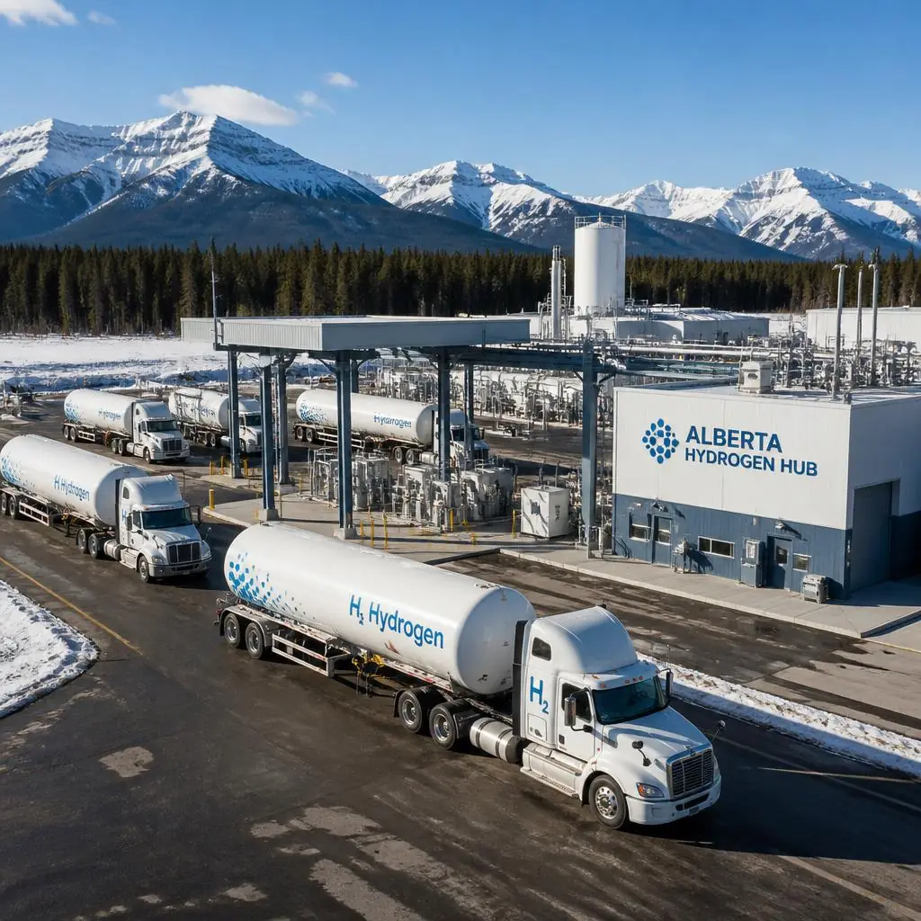 Tube trailer loading and logistics bay