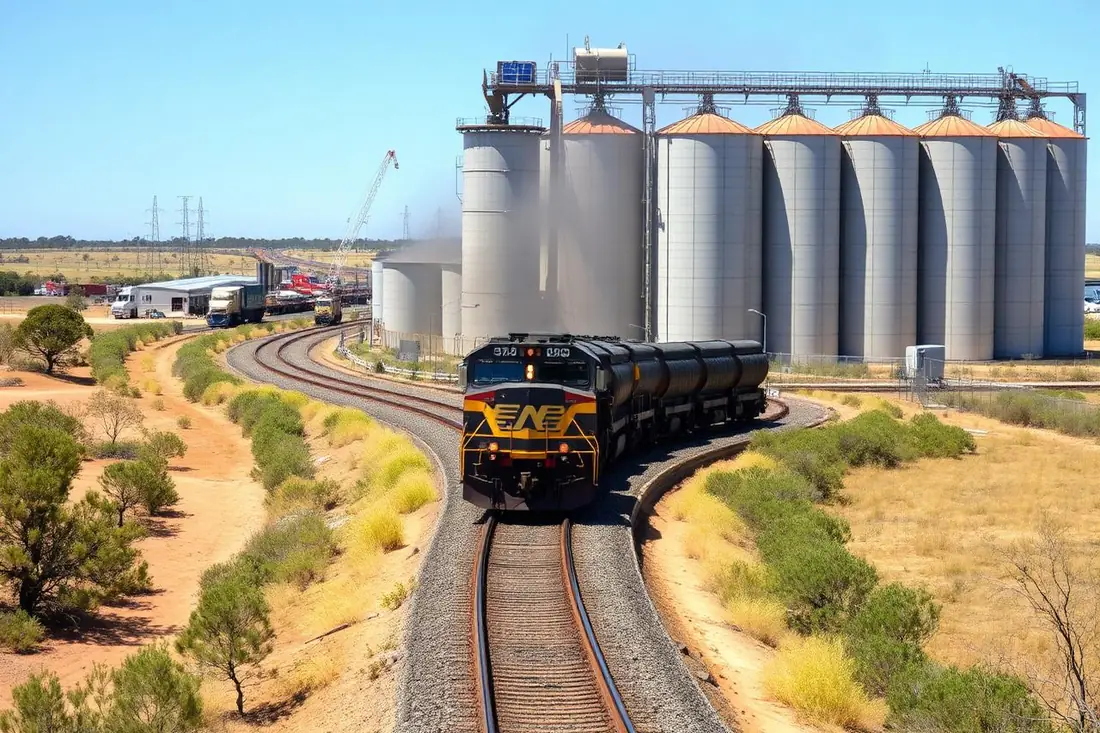 Rail loadout and silos